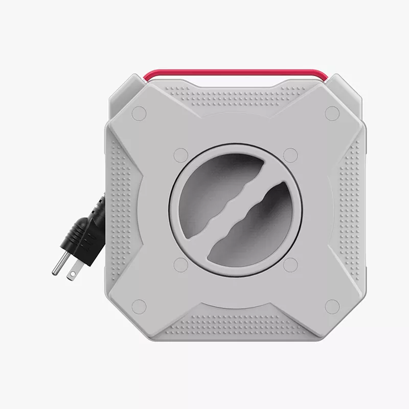 3 콘센트 Usb2.4a 플라스틱 코드 릴