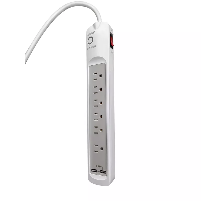 콘센트 6개 USB 2.4a 전원 스트립