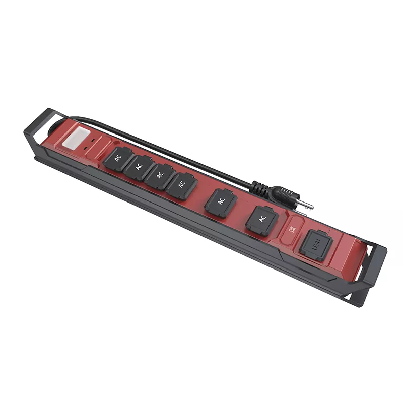 6 콘센트 방수 USB 3.4a 전원 스트립