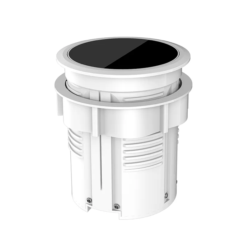 4 Outlets Plastic Desk Inlet